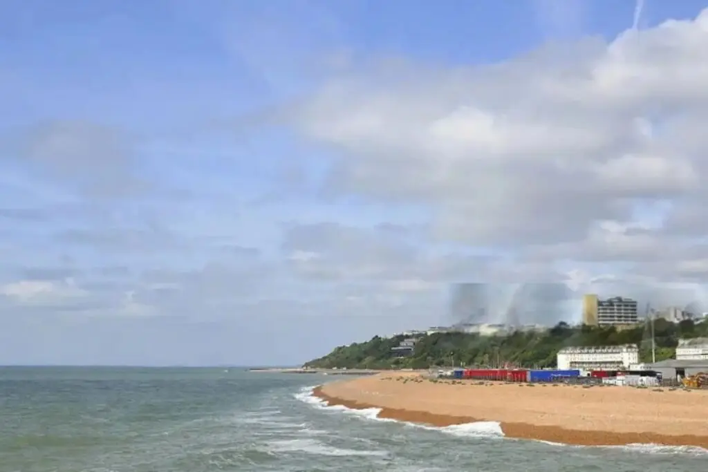 Folkestone coastline