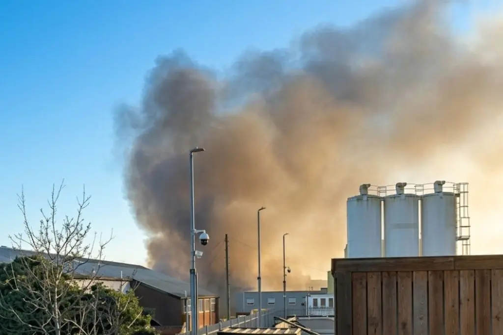 Ashford warehouse fire: Ten engines battle major blaze at Green Box Recycling